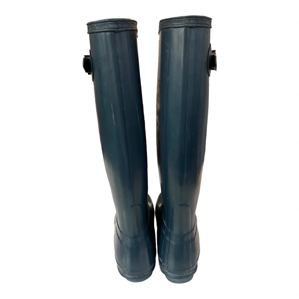 Hunter Original Tall Navy Women’s Boots Size 7